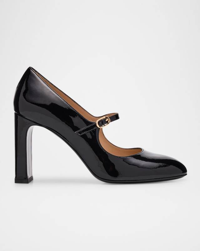 Babette Patent Leather Mary Jane Pumps